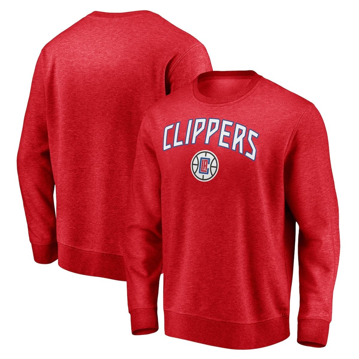 Men's Fanatics Branded Red La Clippers Game Time Arch Pullover Sweatshirt At Nordstrom, Size Xxx-lar
