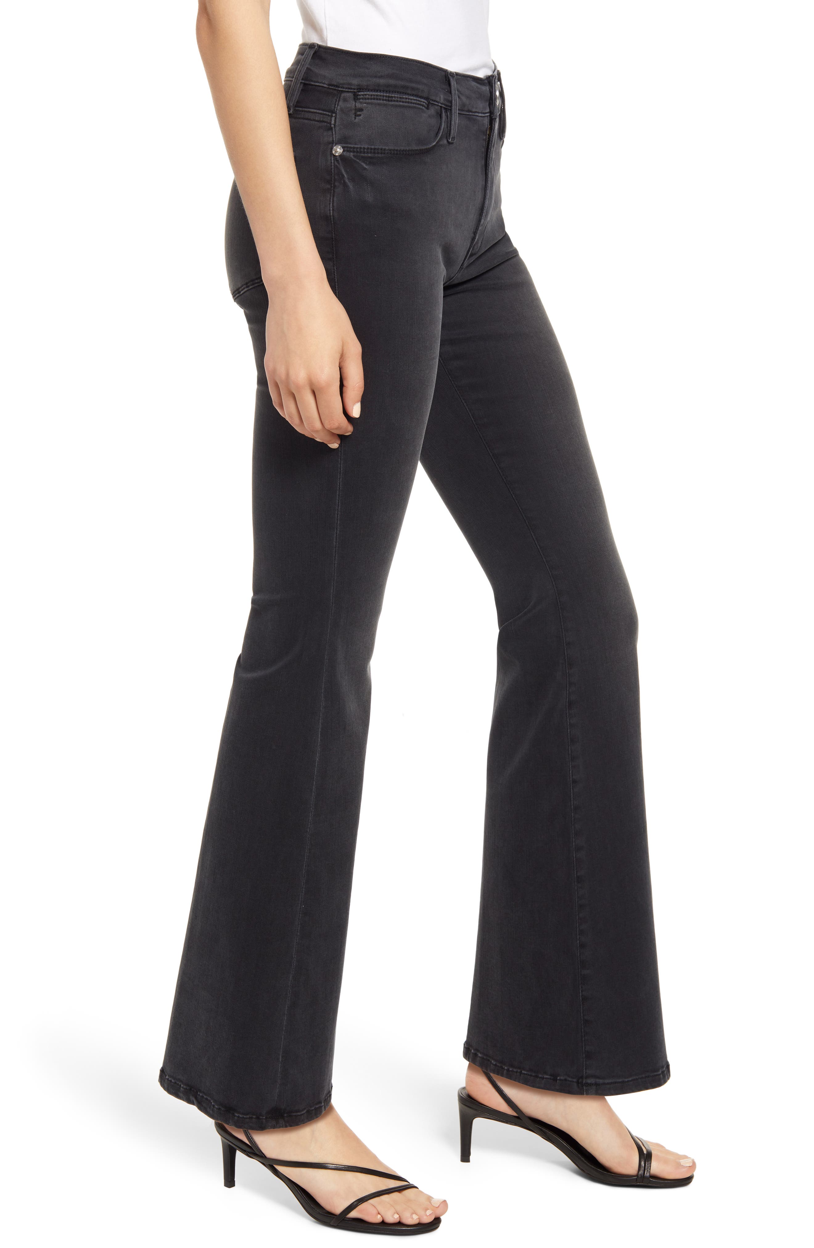 FRAME Le Pixie High Waist Flare Jeans Nordstrom