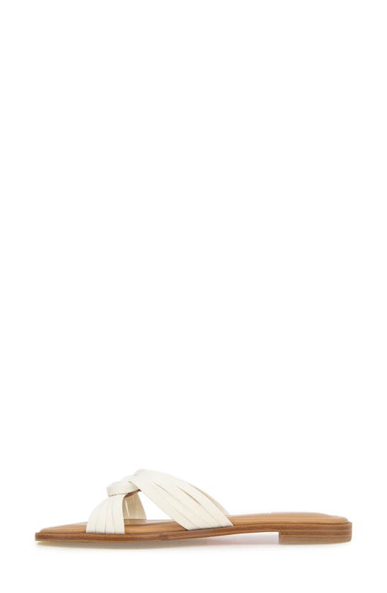Shop Kensie Raine Knotted Slide Sandal In Off White