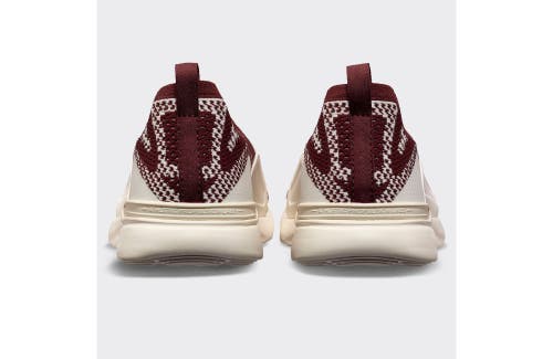 Shop Apl Athletic Propulsion Labs Techloom Bliss Slip-ons In Ivory/burgundy