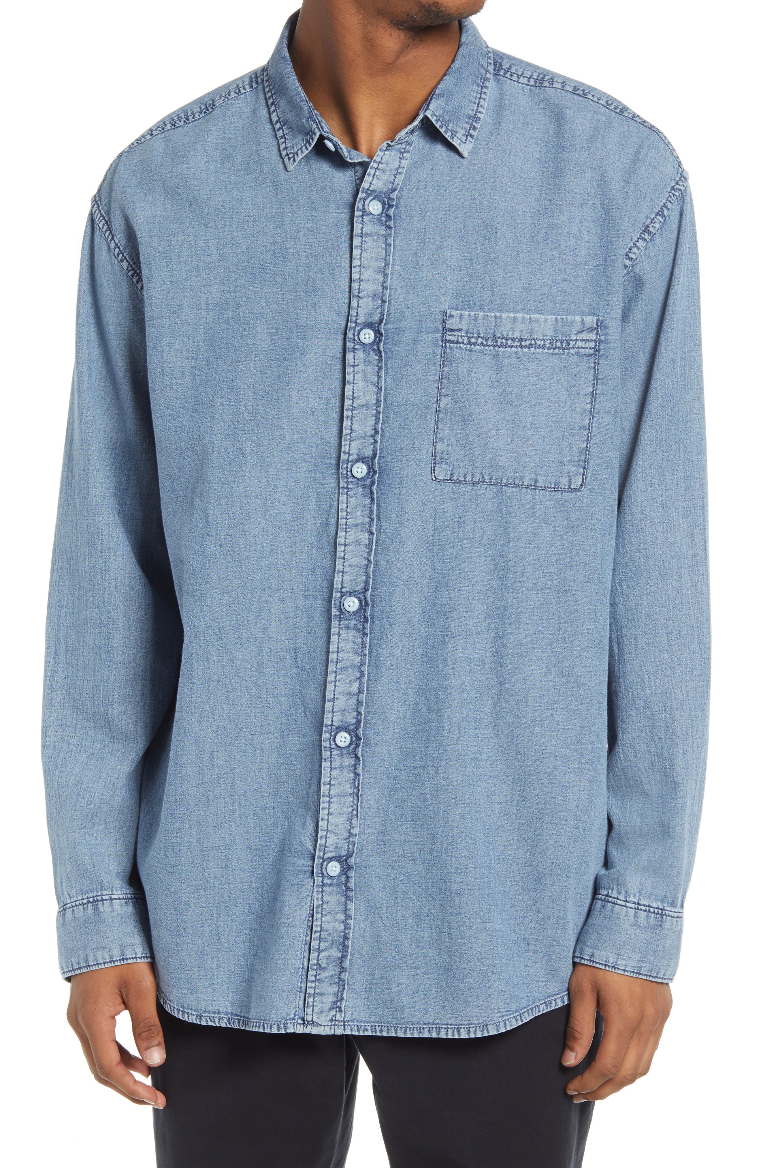 button up denim shirt