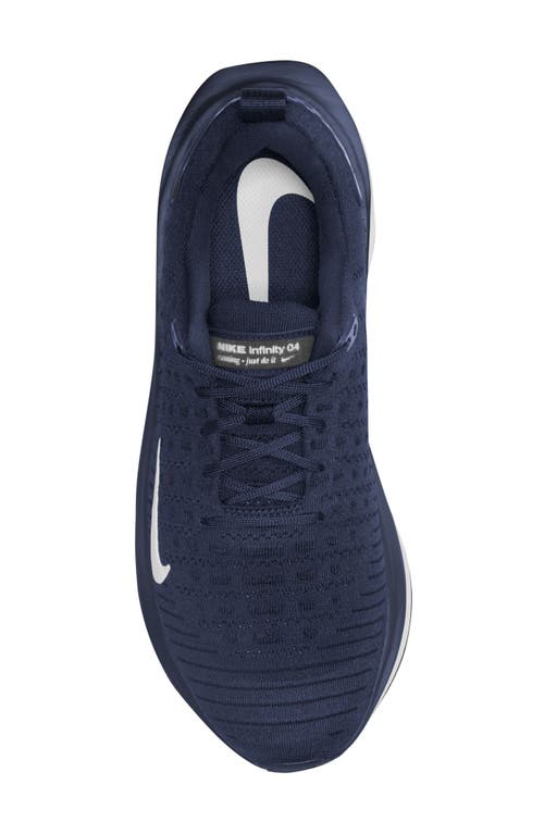 Shop Nike Infinityrn 4 Running Shoe In College Navy/platinum Tint