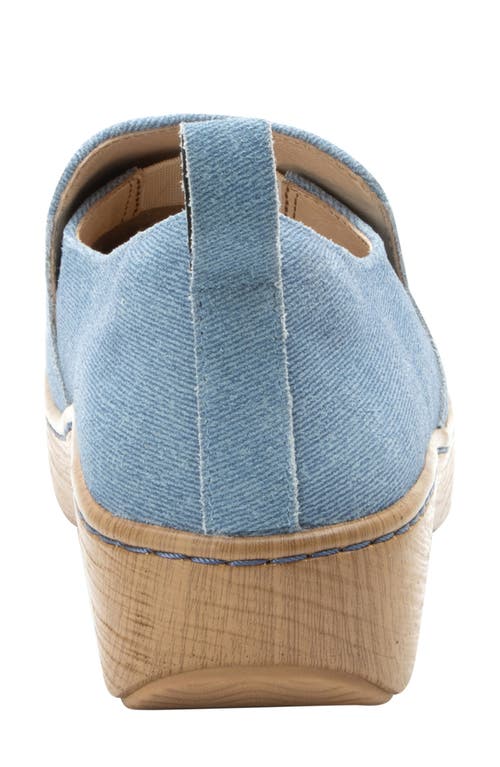 Shop Alegria By Pg Lite Orygin Tulip Slip-on Shoe In Jean Jeanie