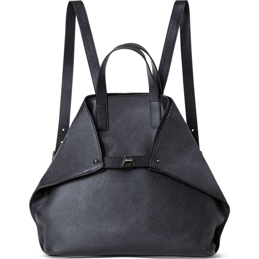 AKRIS AKRIS MEDIUM AI LEATHER BACKPACK/TOTE BAG