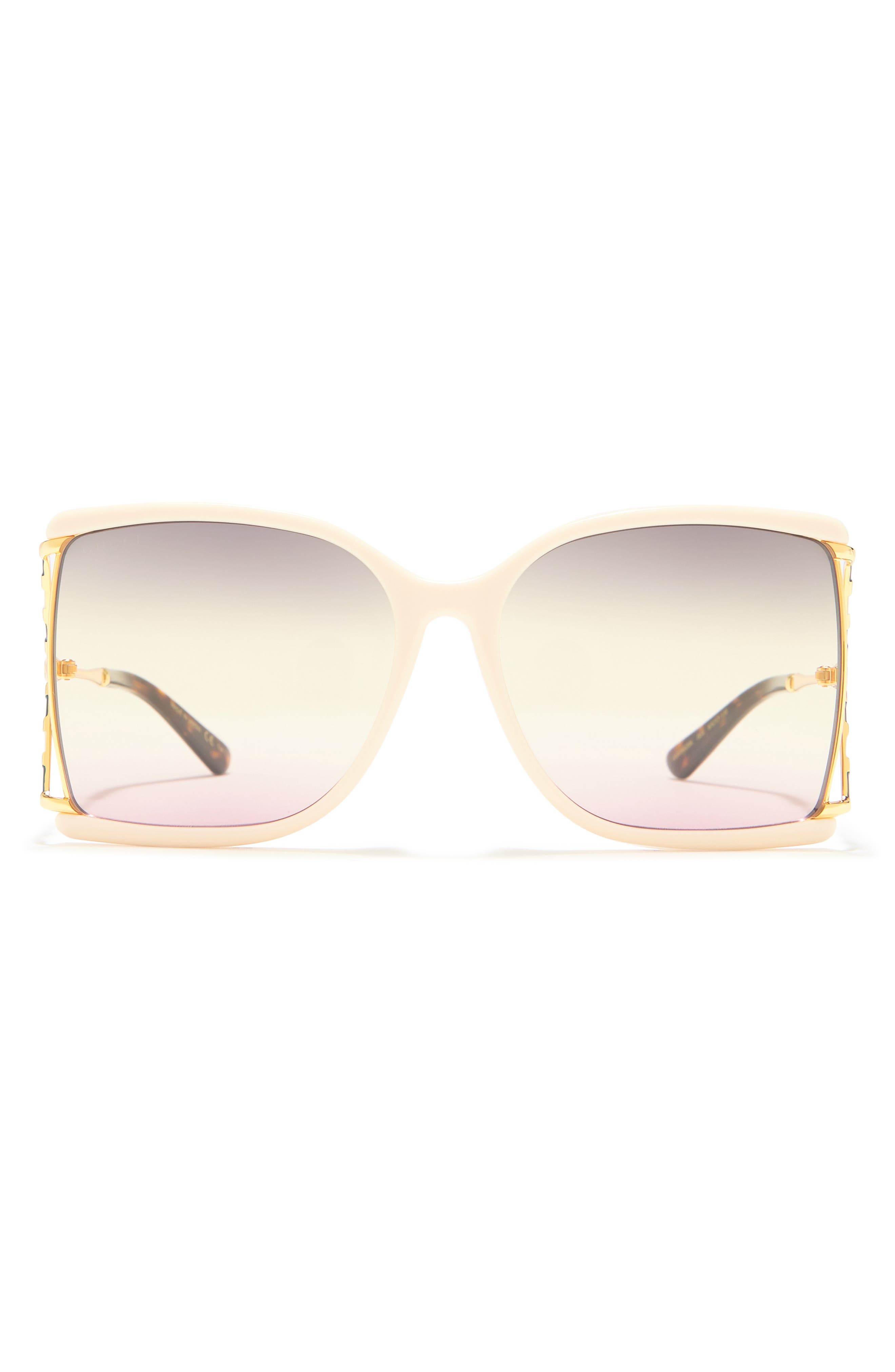 gucci 61mm oversized sunglasses