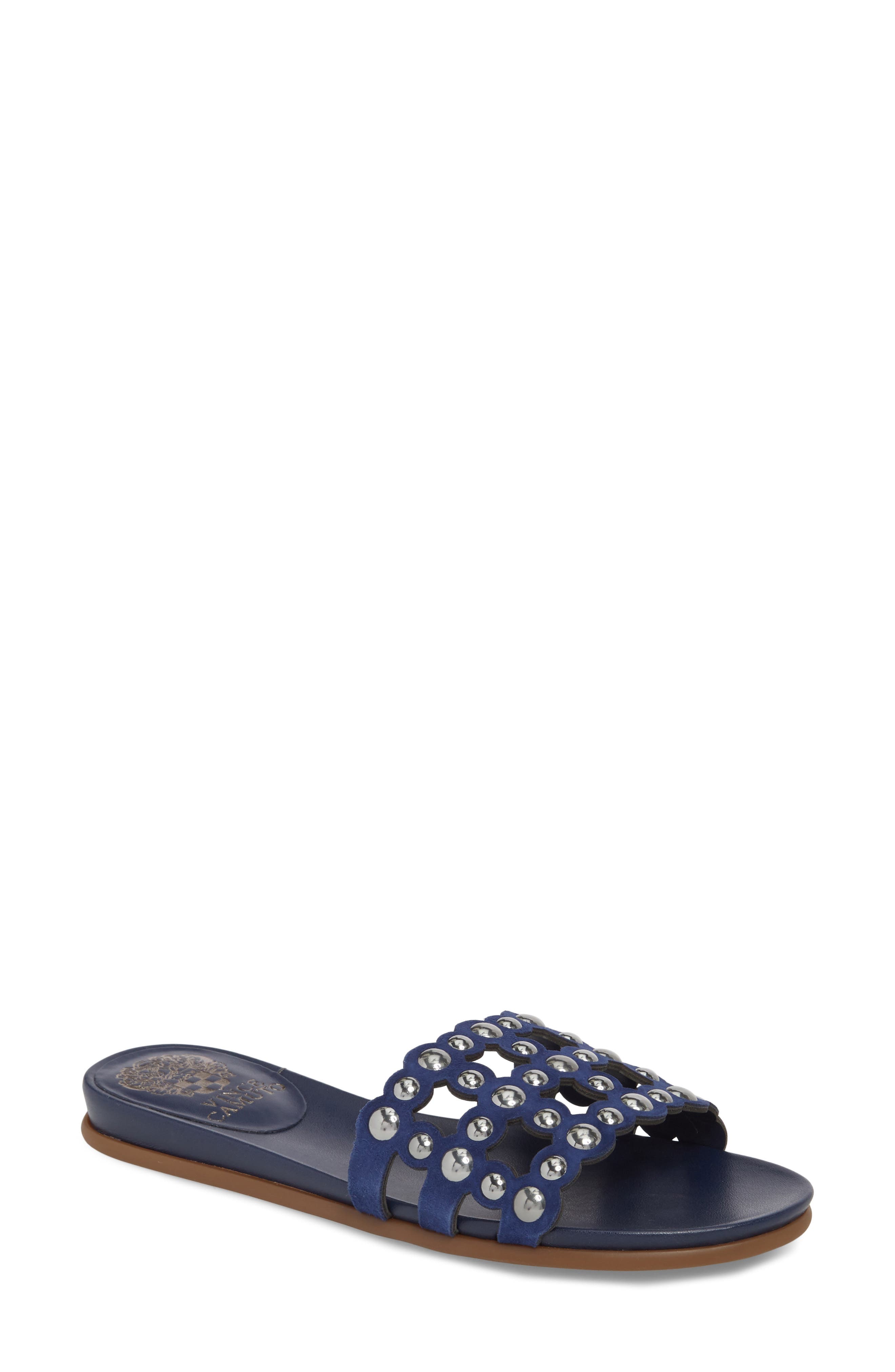 vince camuto ellanna studded slide sandal