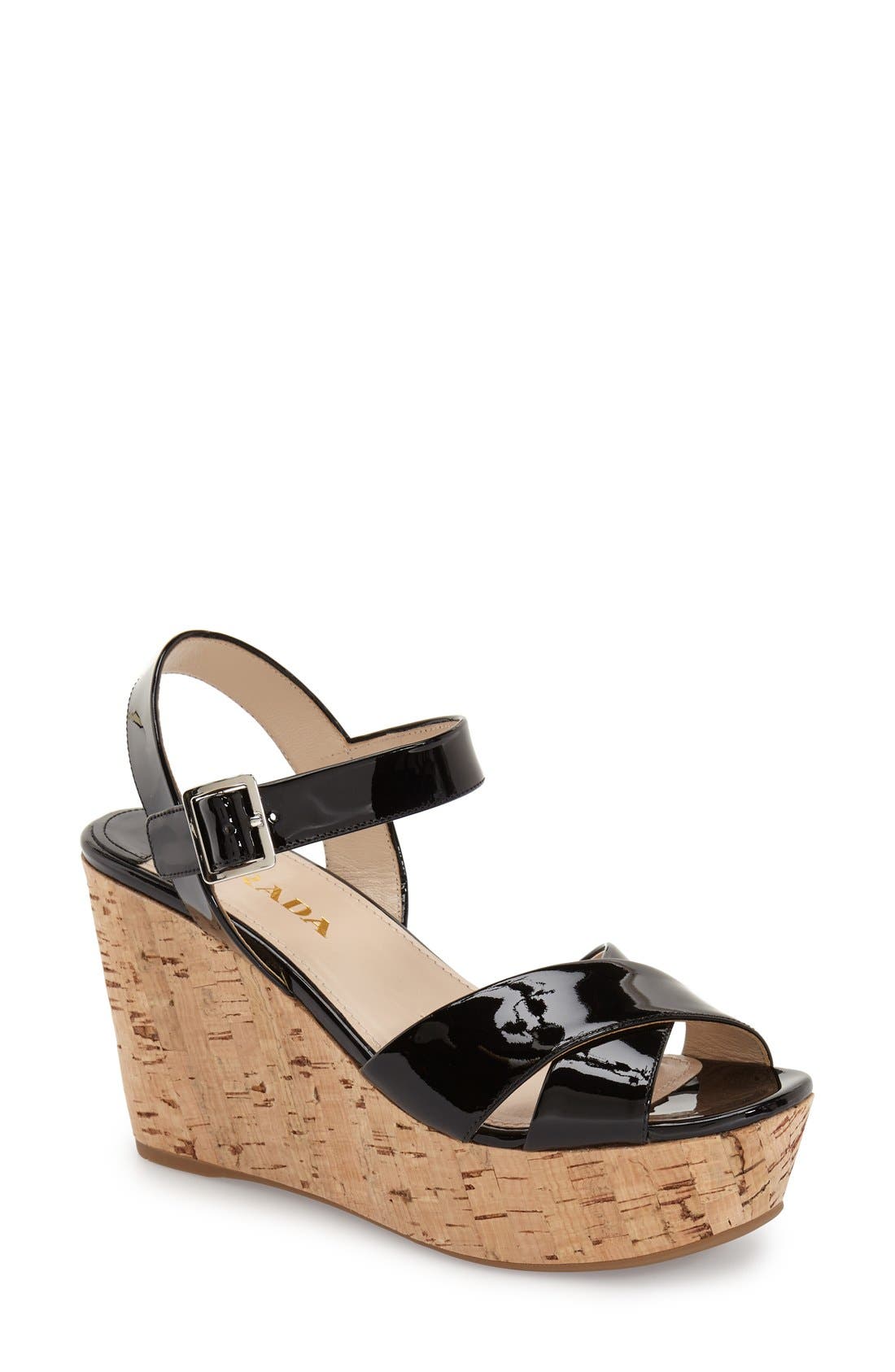 prada cork sandals