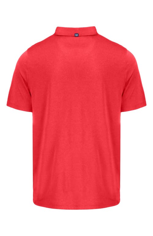 Shop Cutter & Buck Comfort Performance Jersey Polo In Red