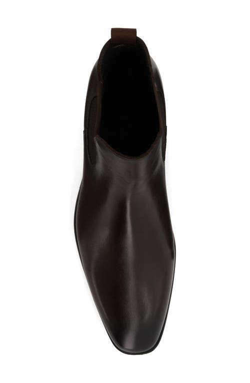 Dune London Mandatory Chelsea Boot In Dark Brown