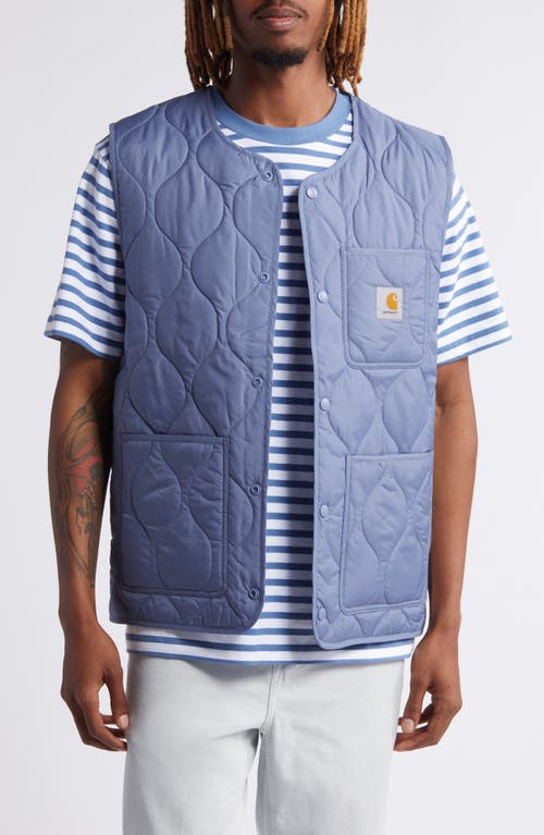 Carhartt Work Progress Skyton Onion Quilted Snap-Up Vest at Nordstrom,
