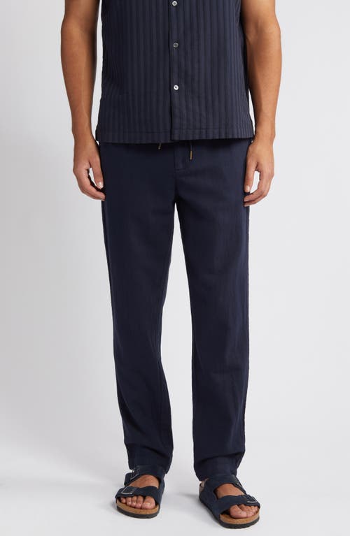 Rails Callum Cotton & Linen Pants in Deep Meridian 