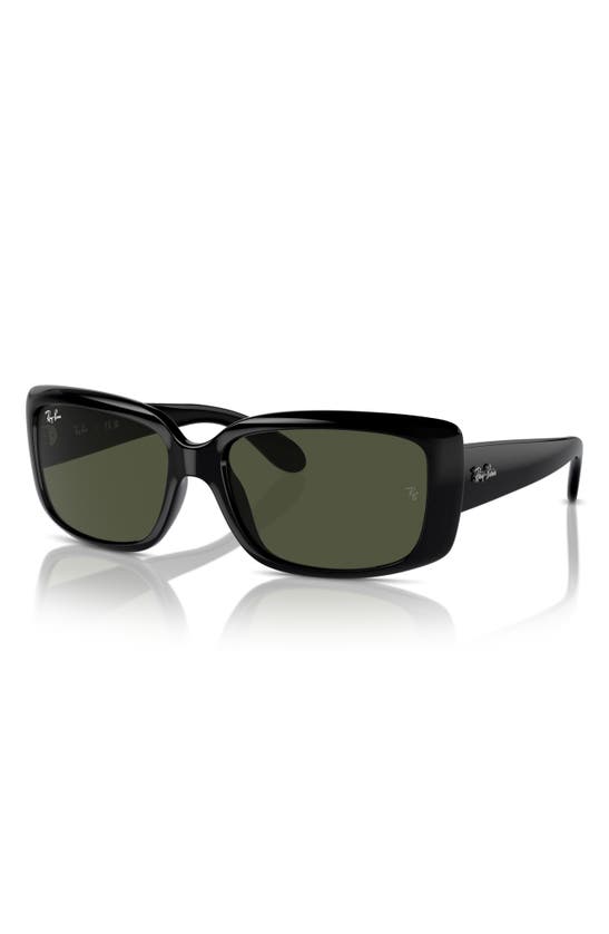 Shop Ray Ban Ray-ban 55mm Polarized Pillow Sunglasses In Black