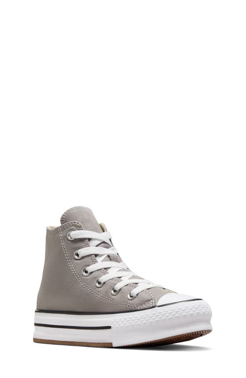 Shop Converse Kids' Chuck Taylor® All Star® Eva Lift High Top Platform Sneaker In Totally Neutral/white/black