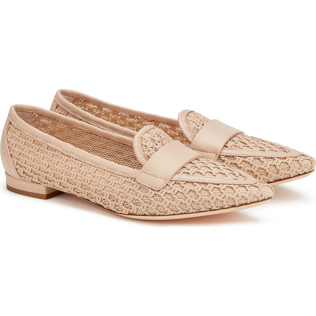 Agl Attilio Giusti Leombruni Blanca Plots Moc Pointed Toe Flat In Basic-ghibli