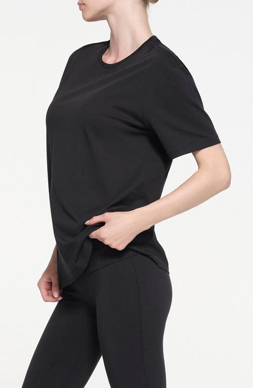 Skims Oversize T-shirt In Onyx