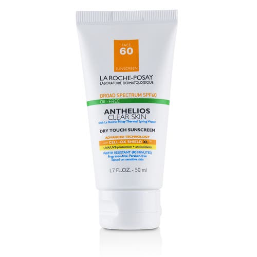 Shop La Roche-posay Anthelios 60 Clear Skin Dry Touch Sunscreen Spf 60