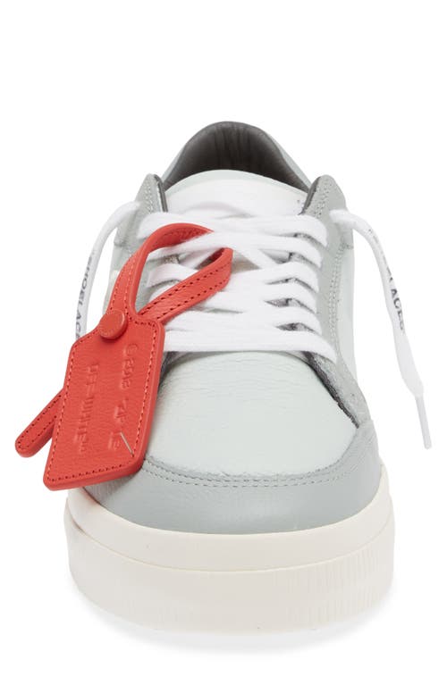 Shop Off-white New Low Vulcanized Sneaker In Greyish Green