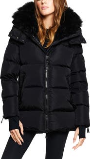 Marc new york baltic faux fur trim down & feather fill parka deals