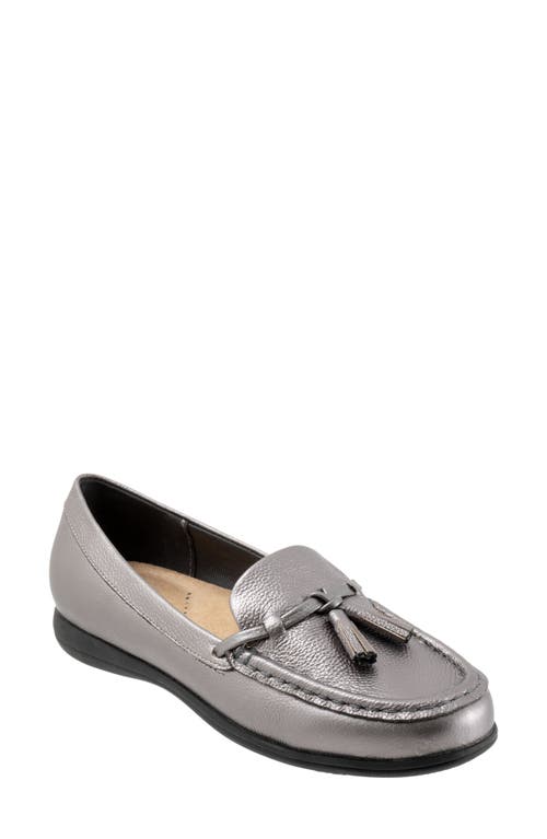 Trotters Dawson Tassel Loafer Pewter at Nordstrom,