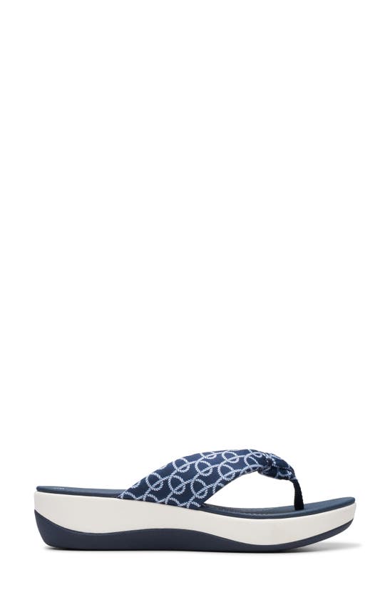 Shop Clarks ® Arla Glison Flip Flop Sandal In Indigo Print