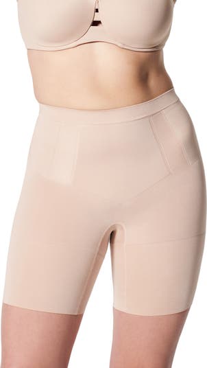 SPANX OnCore Mid-Thigh Bodysuit, Soft Nude, Large at