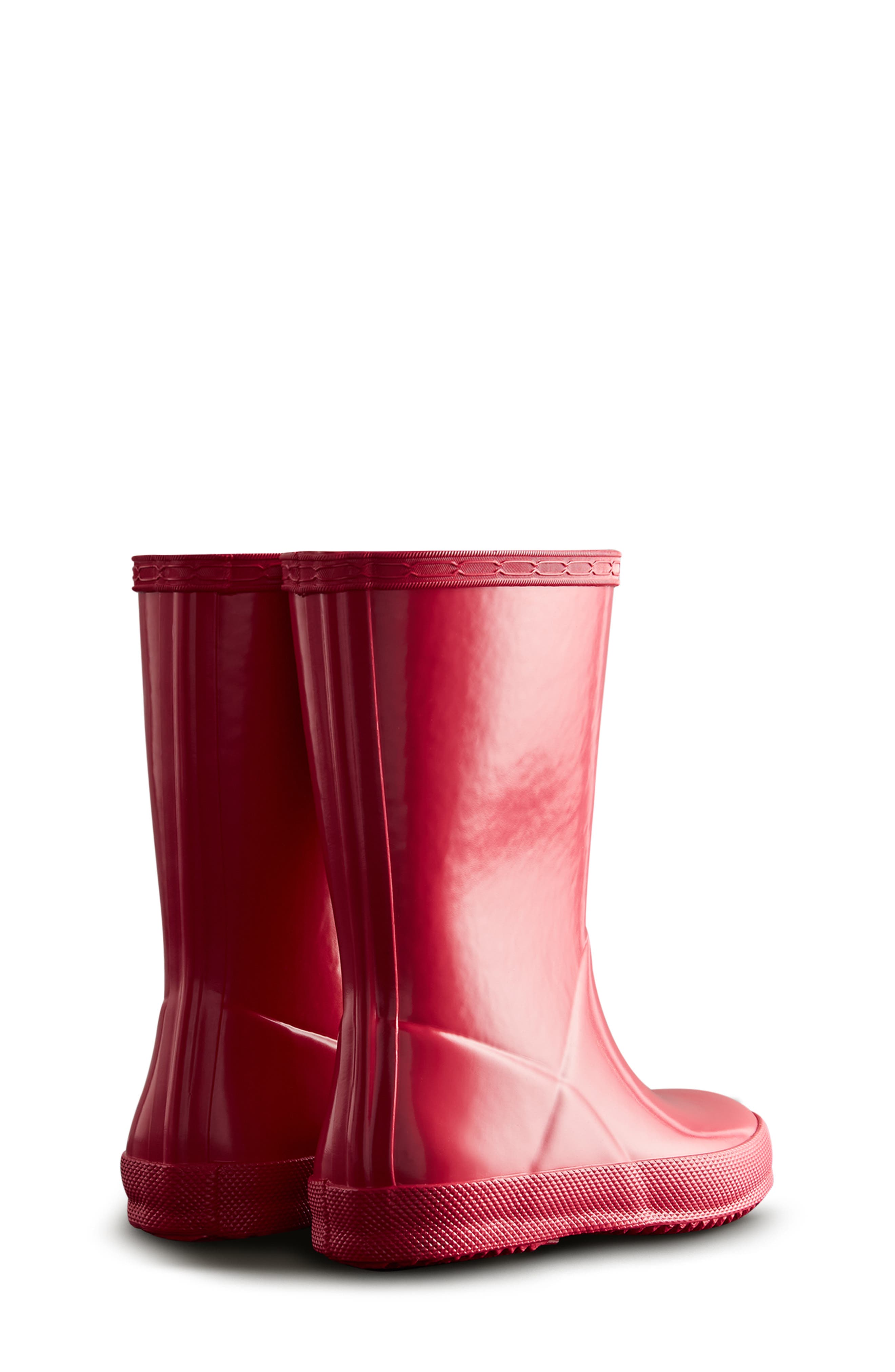 hunter first gloss rain boot