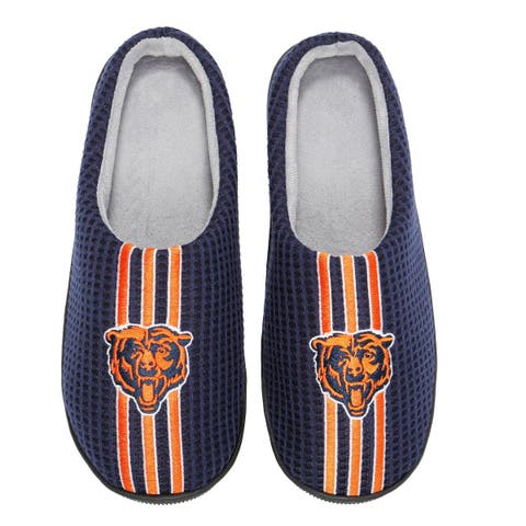 FOCO Royal Los Angeles Rams Team Stripe Memory Foam Slide Slippers