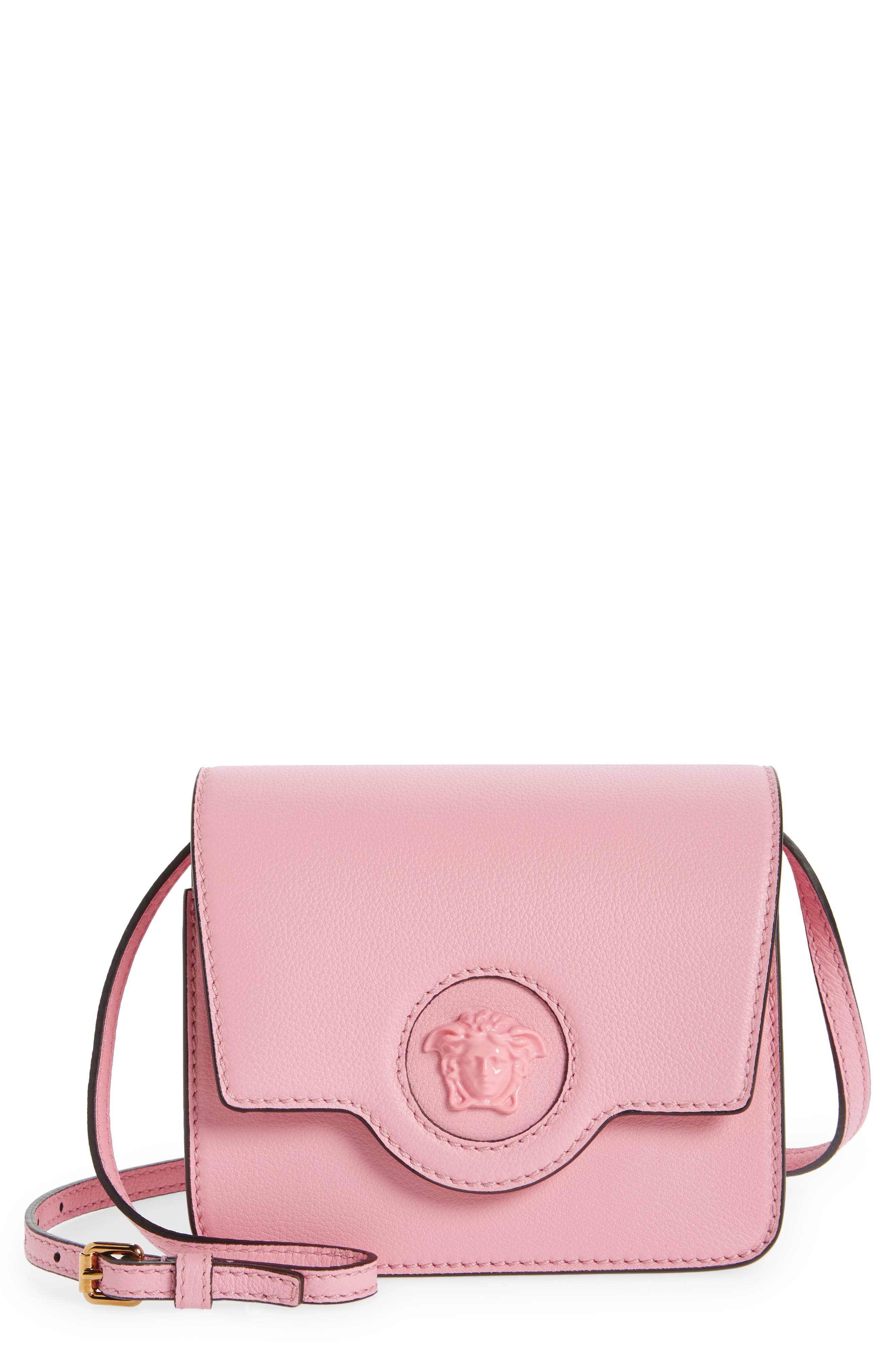 Versace 'la Medusa' Crossbody Bag In Pink