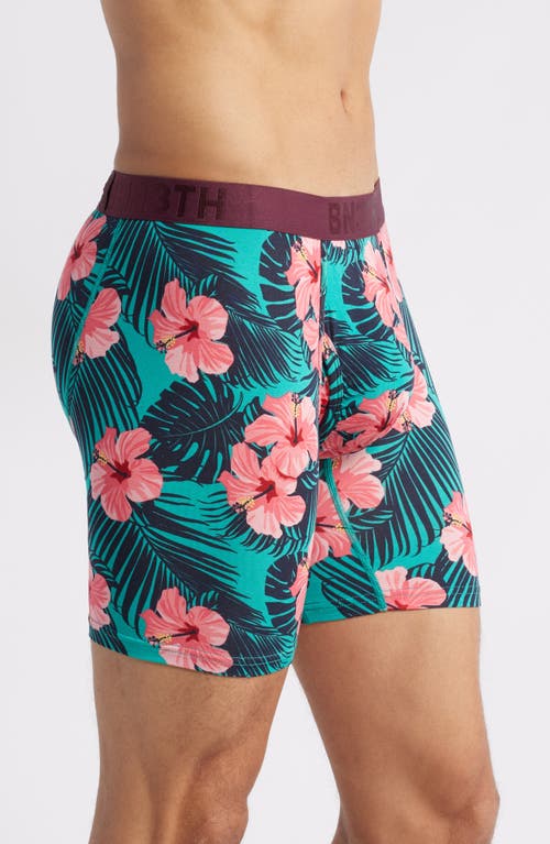 Bn3th Classic Icon Boxer Briefs In Hibiscus Bloom-zesty