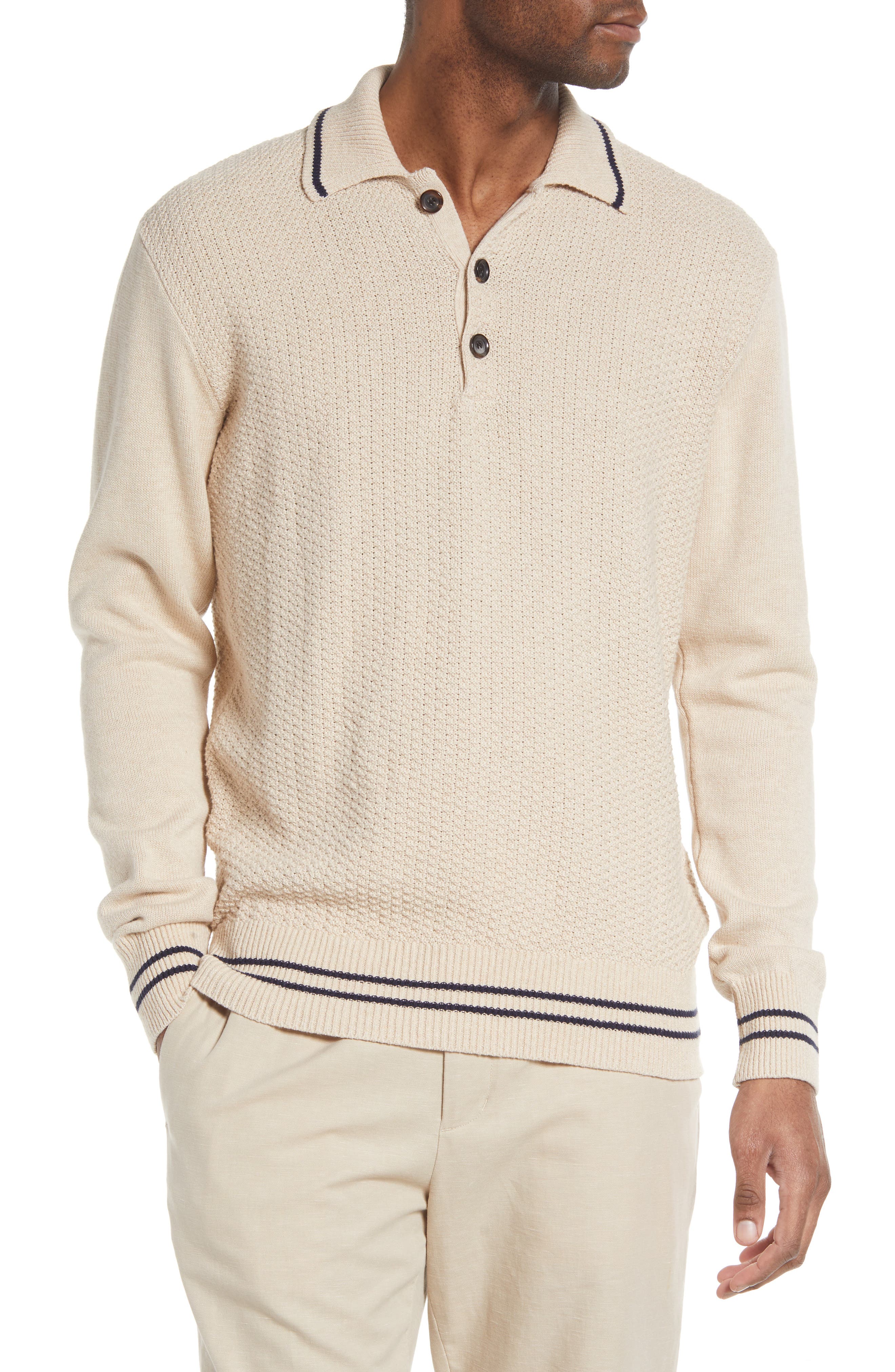 nordstrom mens long sleeve polo