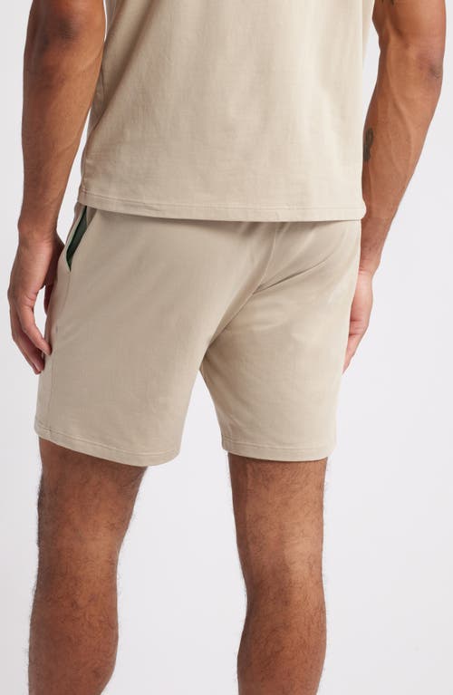 Hugo Boss Boss Mix Match Pajama Shorts In Light Beige