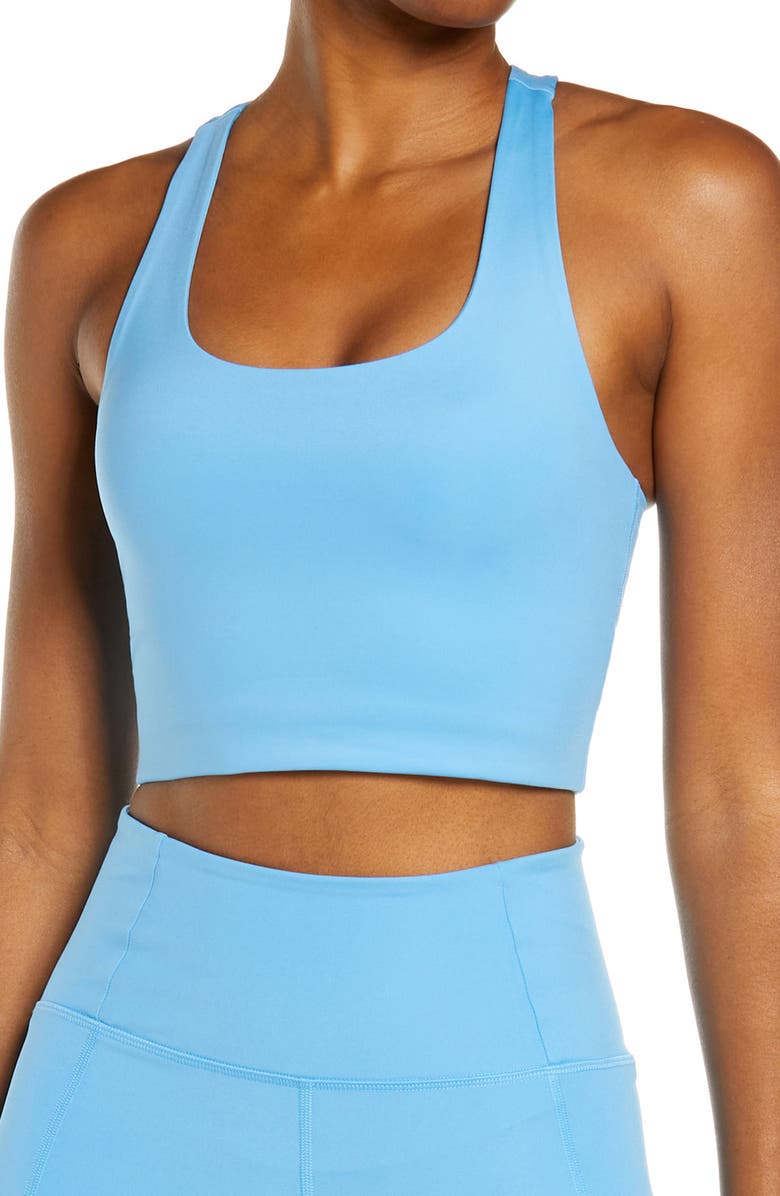 Girlfriend Collective Paloma Sports Bra, Main, color, Haze