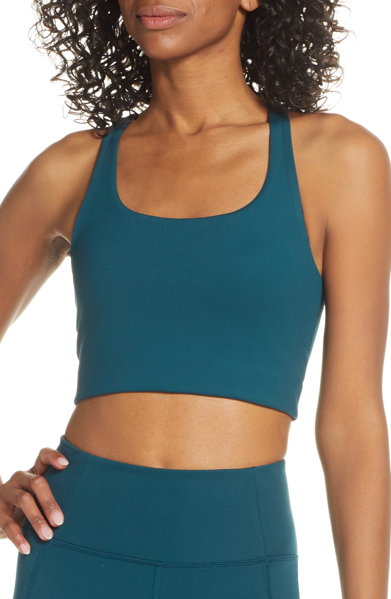 Girlfriend Collective Paloma Sports Bra, Green