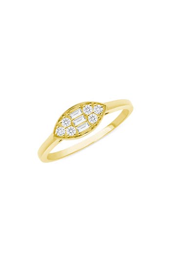 Shop Ron Hami 14k Yellow Gold Diamond Marquise Ring In Gold/diamond