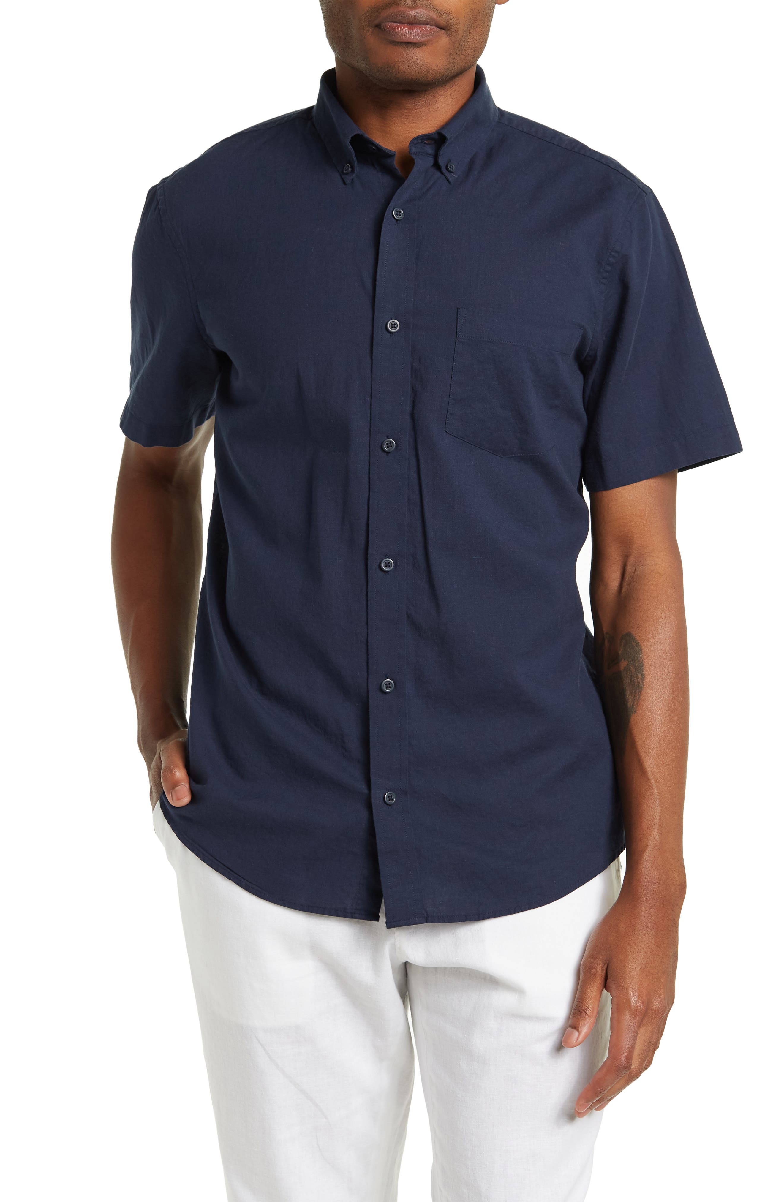 Blue Linen Shirts for Men | Nordstrom