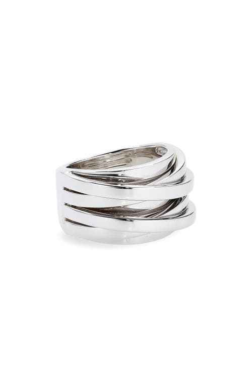 Tom Wood Orb Recycled Sterling Silver Ring in 925 Sterling Silver