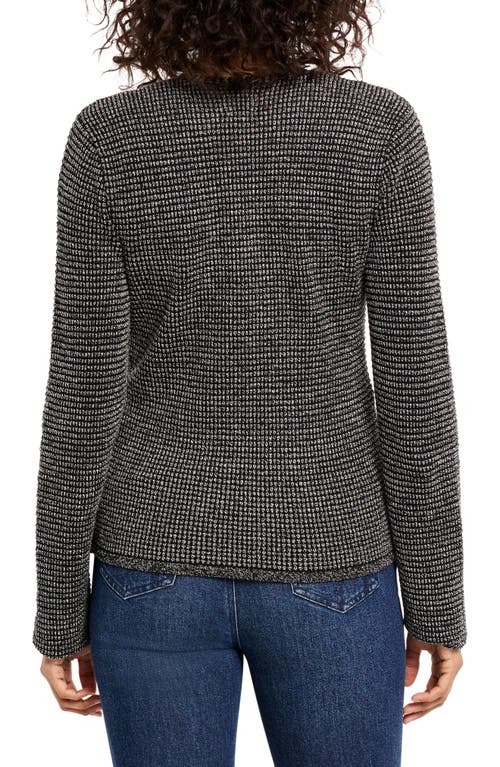 Nic + Zoe Nic+zoe Pixel 4-way Cotton Blend Convertible Cardigan In Neutral Multi