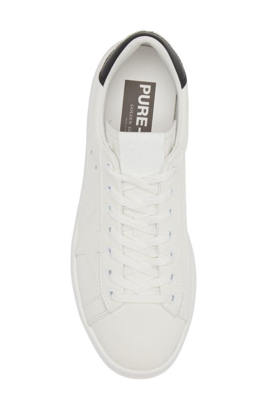 Golden Goose Mens Silver Com Pure Star Bio Logo-print Faux-leather Low-top Trainers In White