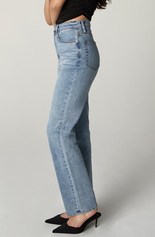 Shop Unpublished Rae Olympic Straight Leg Jeans In Medium Blue