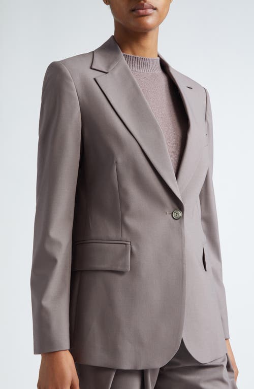 Eleventy One-button Stretch Wool Blazer In Viola