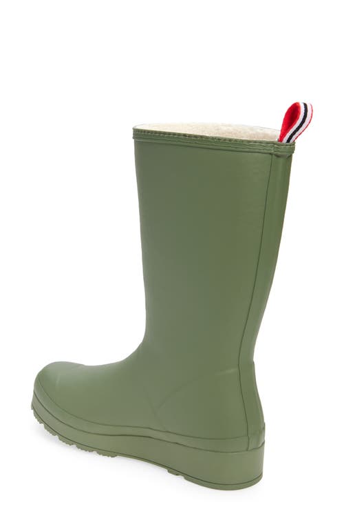 Shop Hunter Play™ Tall Insulated Waterproof Rain Boot In Lichen Green/black