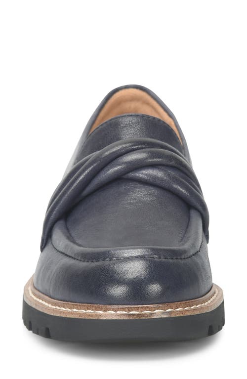 Comfortiva Lilac Lug Sole Loafer In Sky Navy