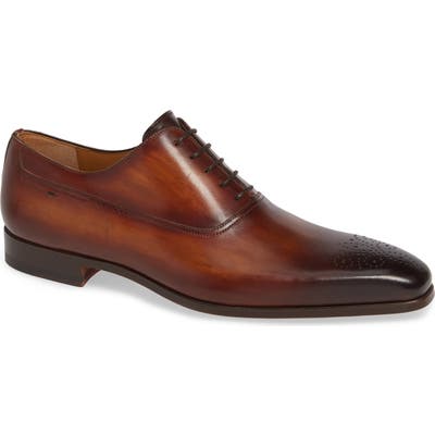 Magnanni Dolan Squared Toe Oxford- Brown