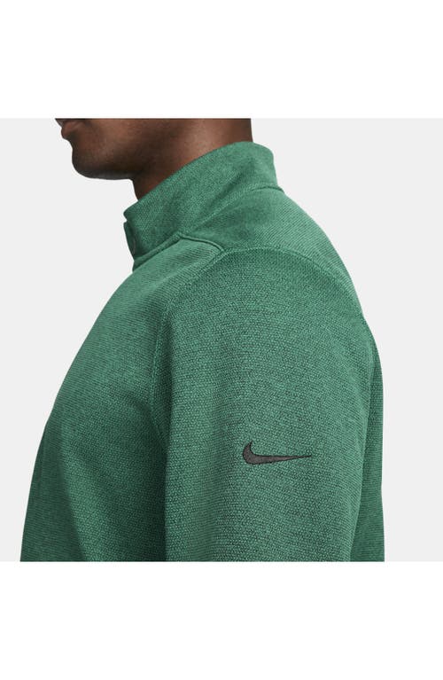 Shop Nike Golf Therma-fit Victory Half-zip Golf Pullover In Neptune Green/black