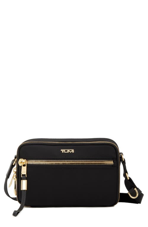 Shop Tumi Langley Crossbody Bag In Black/gold