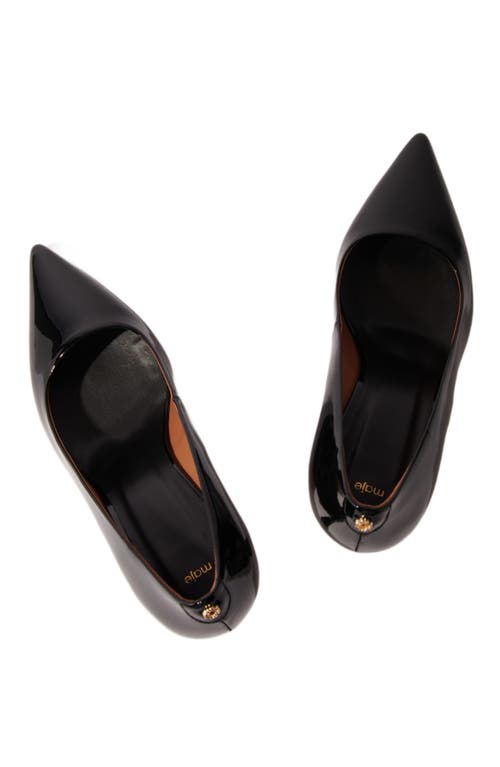 MAJE MAJE LEATHER PUMPS WITH POINTED TOES