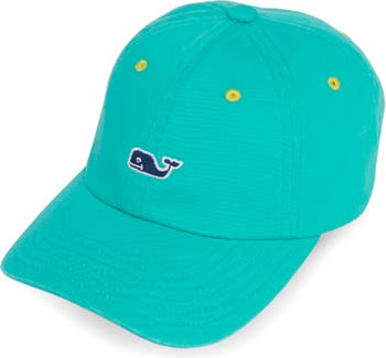 Vineyard Vines Mint Green Baseball Hat Blue Whale Cap Unisex Men Women 