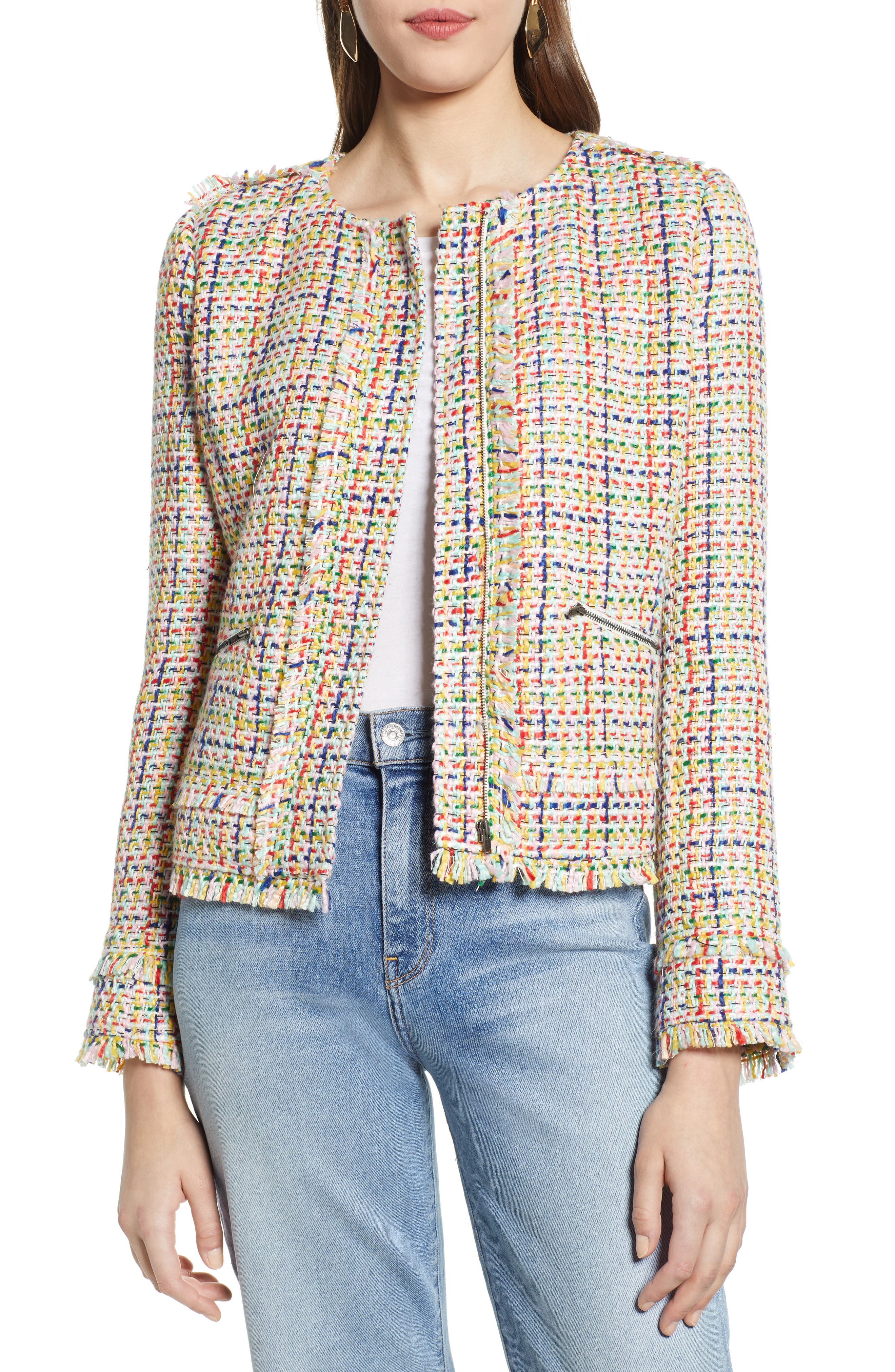 halogen tweed jacket