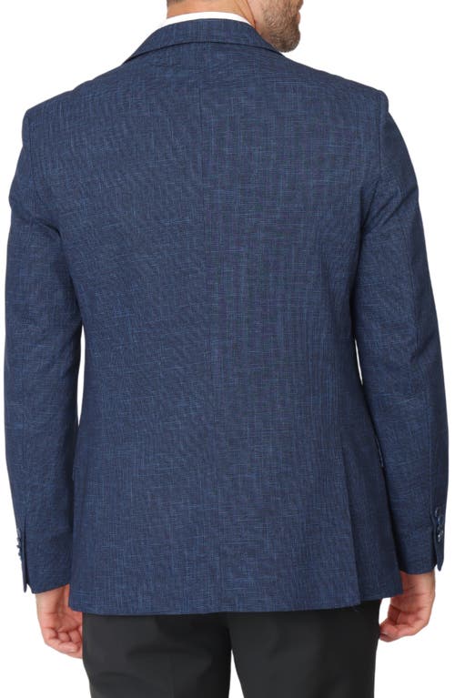 Tailorbyrd Broken Check Sport Coat In Navy