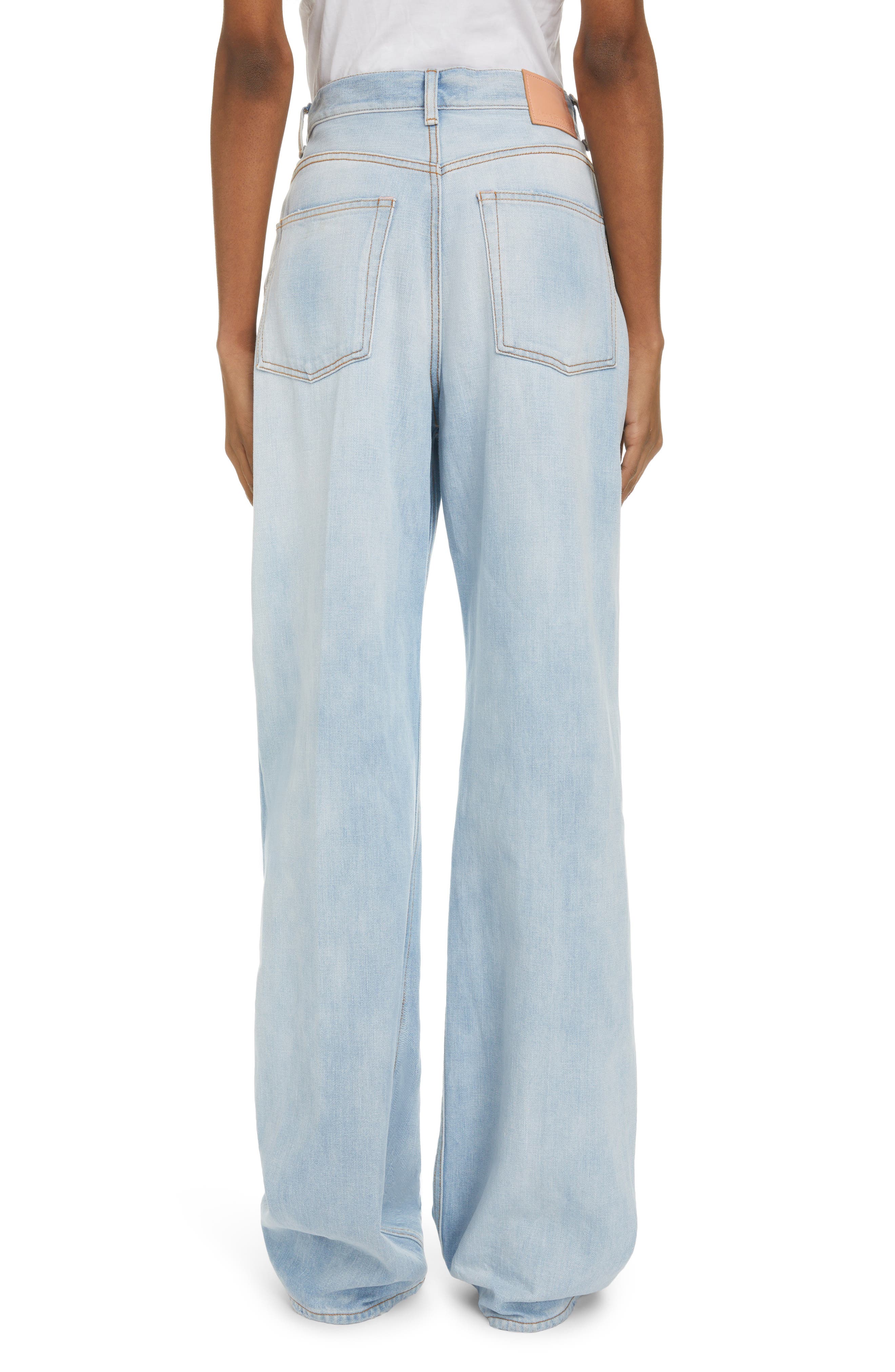 Acne Studios High Waist Bootcut Jeans 